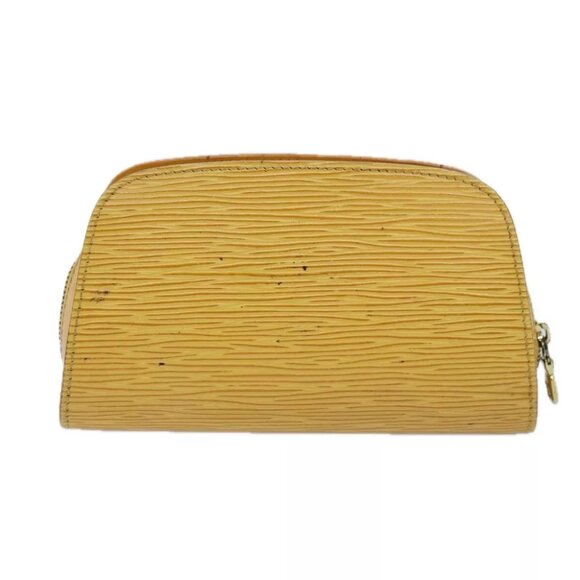 LOUIS VUITTON Epi Dauphine PM Pouch Yellow M48449 LV Auth th4880 - Picture 3 of 15
